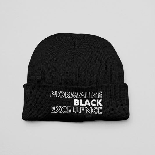 Normalize Black Excellence Beanie