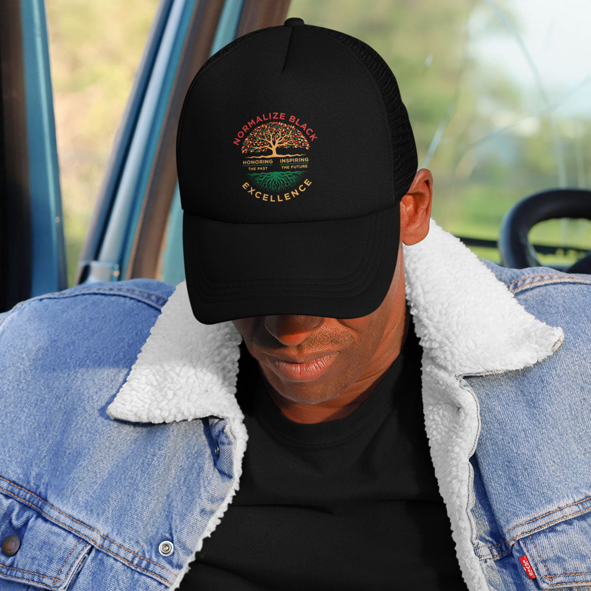Limited Edition Black History Trucker Hat – Normalize Black Excellence