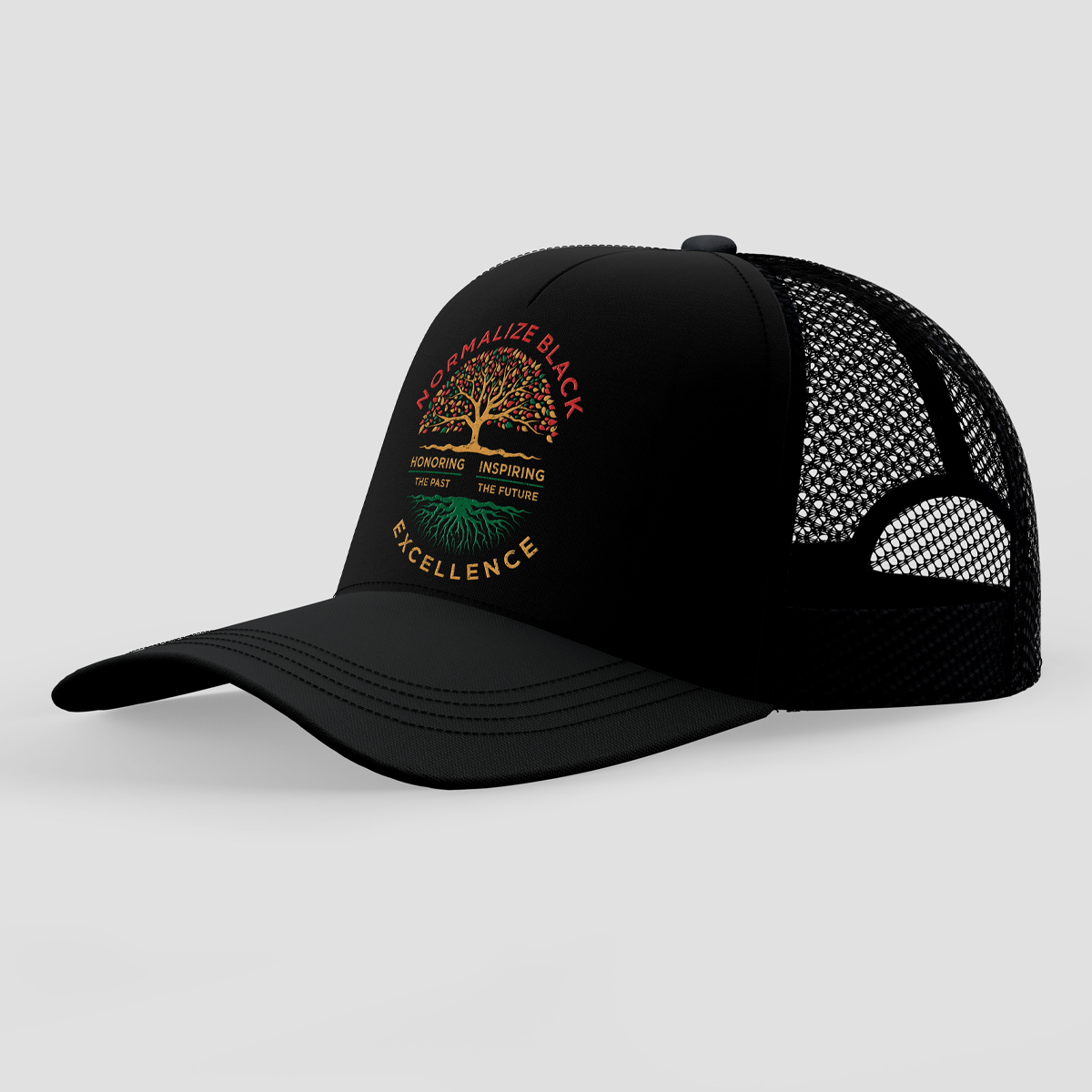 Limited Edition Black History Trucker Hat – Normalize Black Excellence